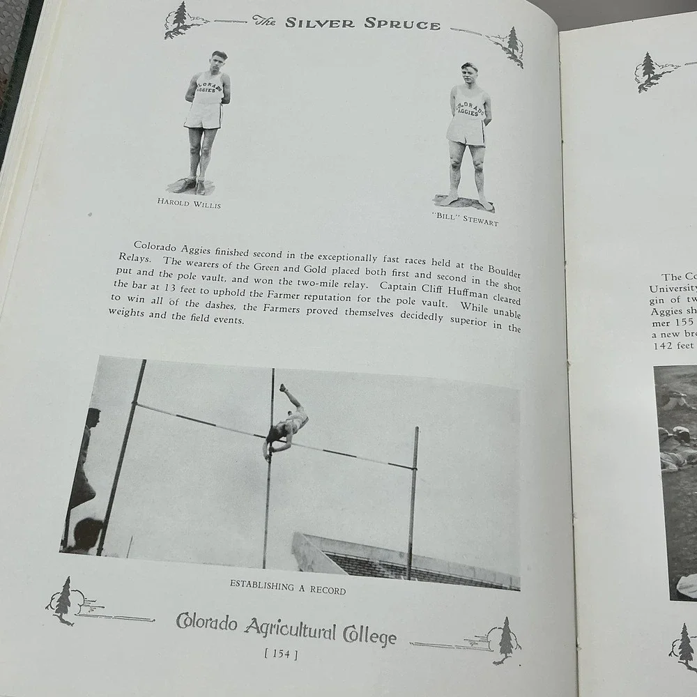 Vintage 1931‎ The Silver Spruce Colorado Agricultural College Yearbook Hardcover